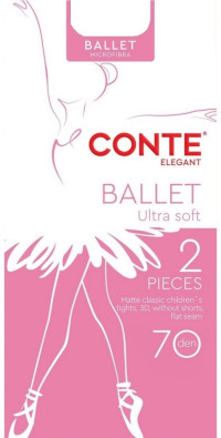 Колготки дитячі Conte Ballet поліамідні для танців