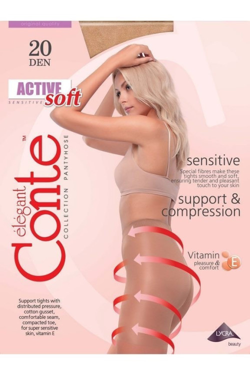 Колготки жіночі Conte Active soft 20 Den Колготки жіночі Conte Active soft 20 Den