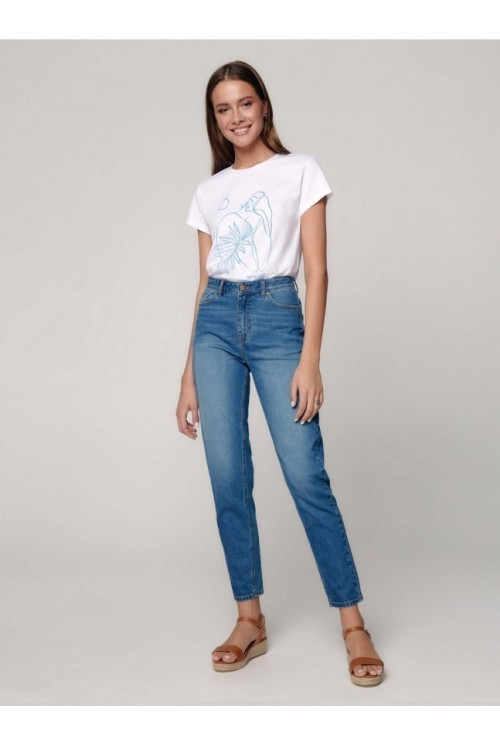 Джинси жіночі Conte Eco-friendly Mom Fit CON-354 з високою посадкою